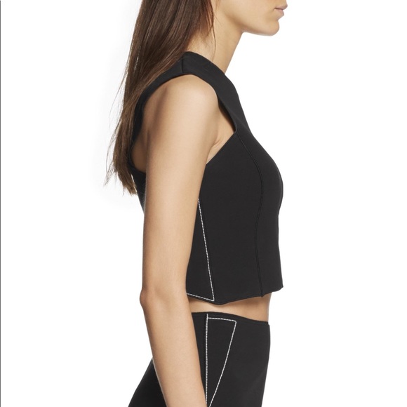 Brand new rag & bone black crop top xxs - Picture 2 of 9